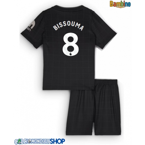 Maglie da calcio Tottenham Hotspur Yves Bissouma #8 Seconda Maglia Bambino 2025-26 Manica Corta + Pantaloni corti)